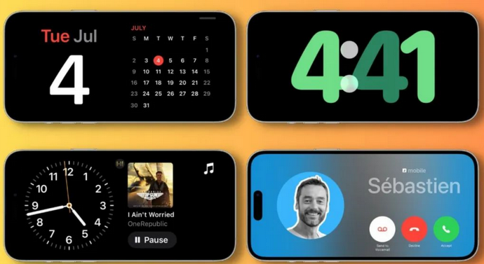 涉县苹果手机维修分享iOS17横屏充电待机显示有什么好处 