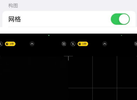 涉县苹果手机维修网点分享iPhone如何开启九宫格构图功能
