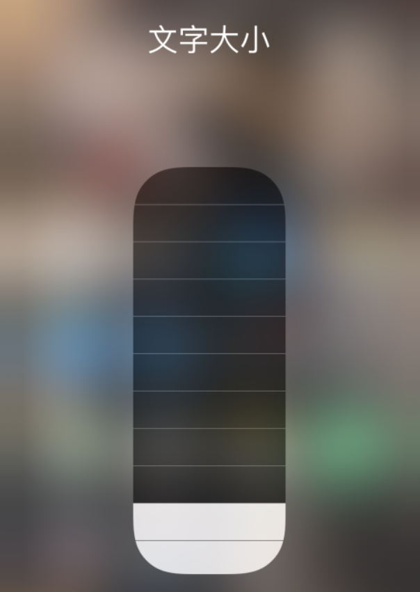 涉县苹果手机维修分享小技巧：在 iPhone 控制中心快速调节字体大小 