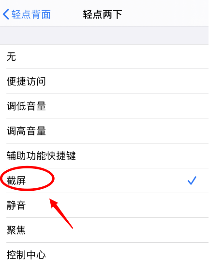 涉县苹果手机维修分享iPhone12如何启用双击截屏 